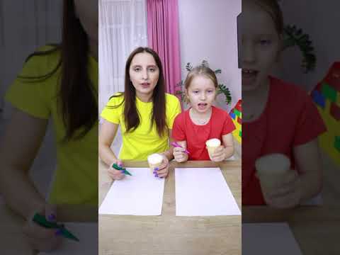 Ice cream vs felt-tip pen 🍦 #shorts Best video by Milli Star