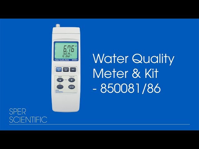 Water Quality Meter and Kit with Interchangeable Probes