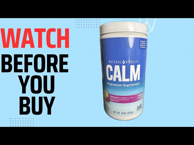 Vídeo relacionado con Calm N.Omegas, Calm, Frambuesa y Limón, 60 gomitas