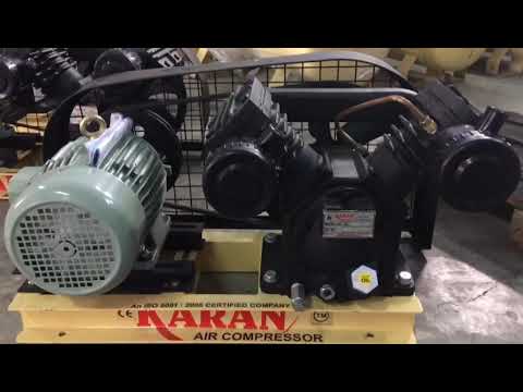 Single Stage Air Compressor — Base Plate Mounted