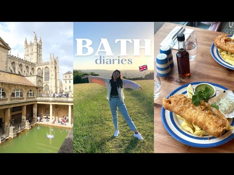 things to do in Bath 🛁 UK Travel Vlog 🇬🇧 | Roman Baths, Bridgerton sets, good food & graduation 🎓