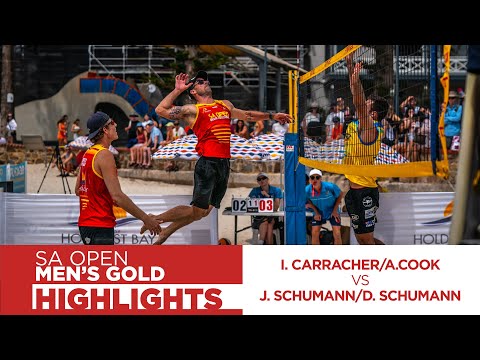 Beach Volleyball | Carracher/Crook vs Schumann/Schuman | SA Open | Men's Gold