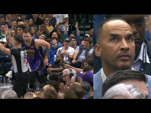 Luka Doncic SPARKS a "FIRE NICO" chant & he reacts to entire arena doing THIS! Everytime Luka scores