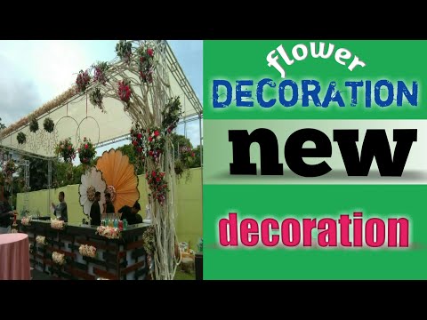 flower decoration New flower Decoration🌾🌺🌾🌾🌺🌾🌼#Sanjitflower