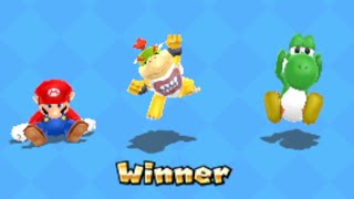 Win/ Lose Animations (Yoshi and Bowser Jr both bounce) - Mario Party: Island Tour