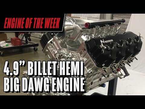 4.9" Billet Hemi Big Dawg Engine