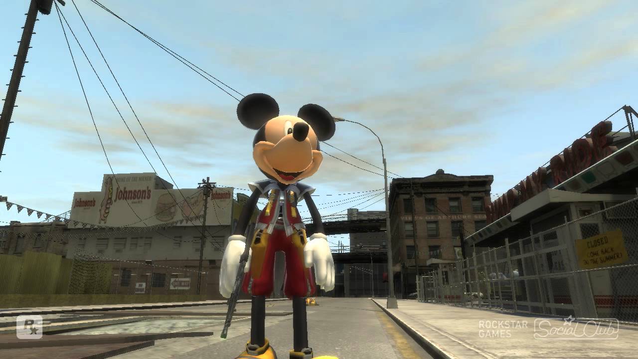 Mickey Mouse Is Wreaking Havoc In Grand Theft Auto IV With A Smile