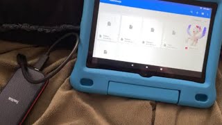 Loading files to the Fire HD 8 (Kids) tablet from computer