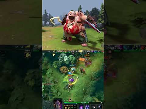 Dendi Pudge Puppey Chen fountain hooking - NaVi vs TongFu - Legend Hook #dota2 #shorts #short