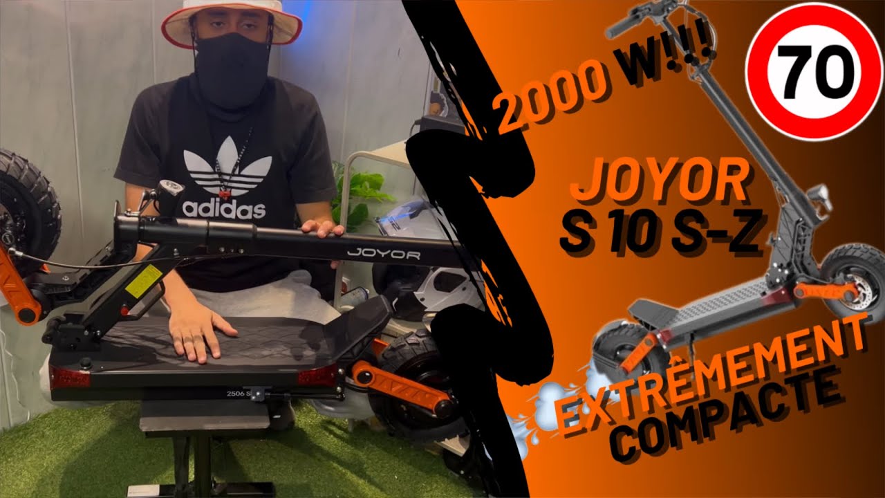 Joyor S10-SZ 🚀 Test & Avis complet – La trottinette électrique puissante 2000W ! [4K 60FPS]