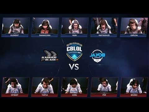 KBB vs JAY G5 | KaBuM! Black vs JAYOB e-Sports Game 5 (06.11.2015) 2016 CBLOL Summer Promotion