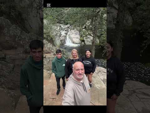 cascada en la cumbrecita #diversión #paseo #familia #cordoba #viajes ##cordoba #diversión