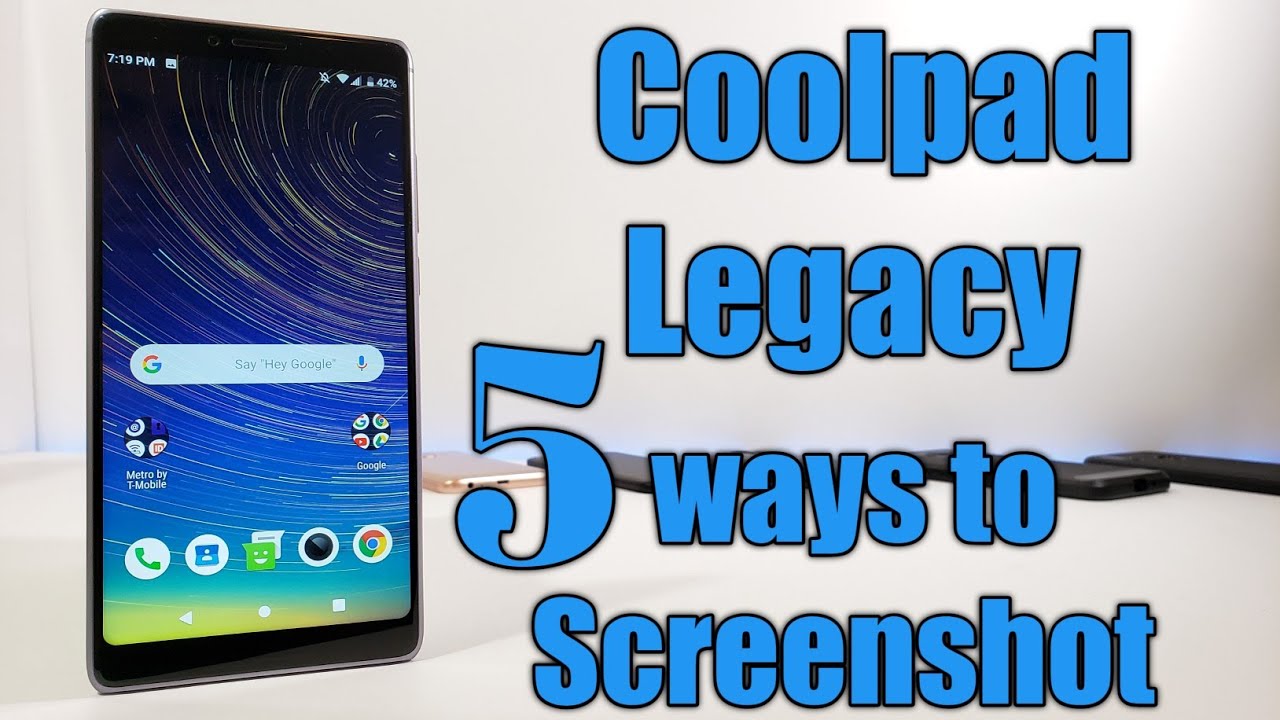 5 ways to take a ScreenShot on a Coolpad device.