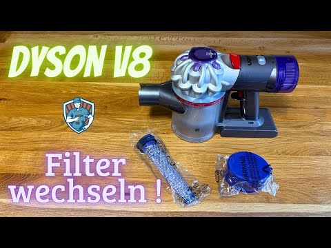 DYSON V8 - Filter Tauschen / Auswechseln - Anleitung Tutorial