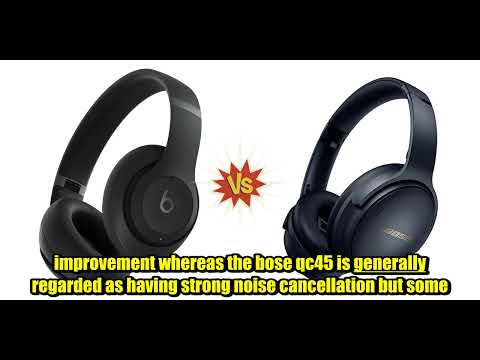 Beats Studio Pro Headphones VS Bose QuietComfort 45 Headphones
