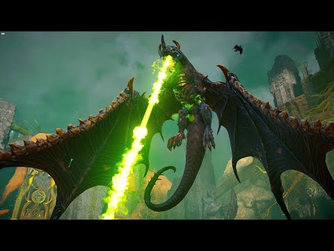 OP build vs Dragon NIDHOGG | Forgotten Saga DLC AC Valhalla | No damage, no bow, no abilities