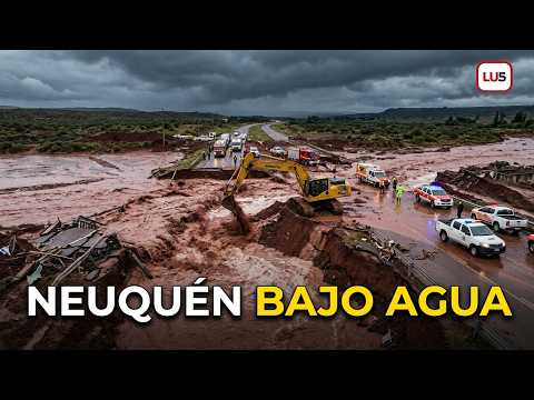 TEMPORAL EN NEUQUÉN: rutas cortadas, comunidades aisladas y alerta por el FENÓMENO de EL NIÑO