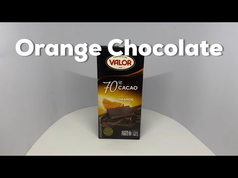 Valor 70% Cacao With Orange