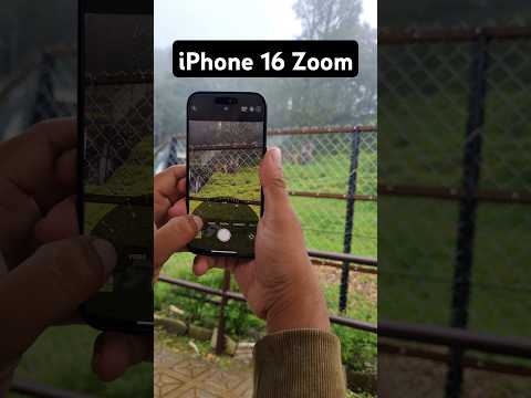 iPhone 16 Camera Zoom Test
