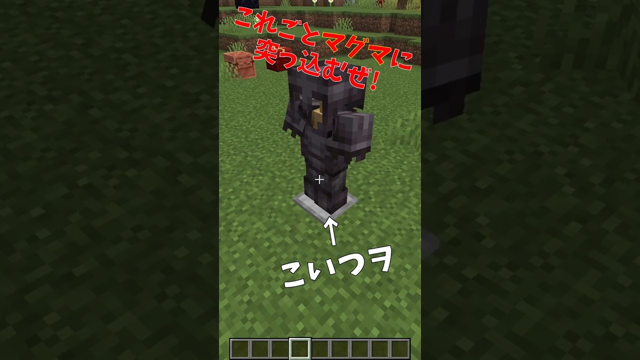 ネザライト装備、防具立てにつけた状態なら消えちゃうんじゃねーかってこと