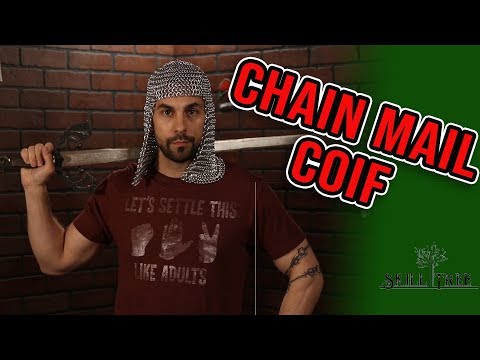 Make Chain Mail Armor! Learn To Make A Mail Coif Step By Step | Skill Tree