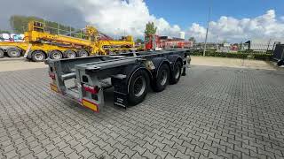 Van Hool 20FT/30FT ADR CHASSIS / galvanized / BPW DRUM / ADR / NL-chassis puoliper&auml;vaunu kontti rungolla | Kuva 4 - Autoline