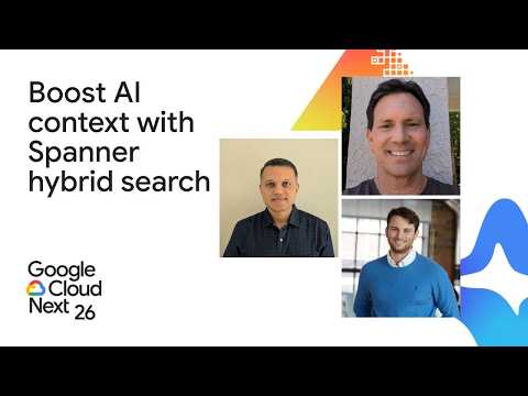 Video Thumbnail: Boost AI context with hybrid search in Spanner