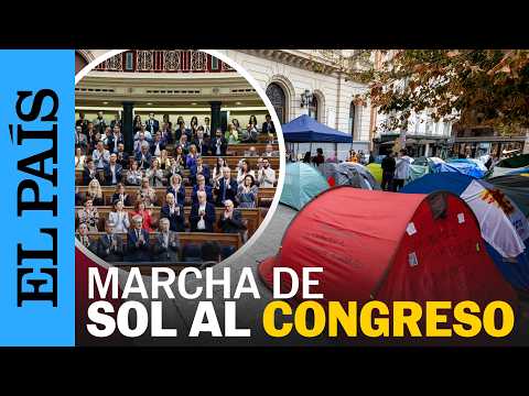 ASÍ ha sido la MARCHA de Sol al Congreso: «Vamos a señalar a los TRAIDORES que nos joden la vida»