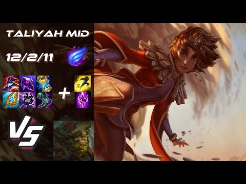 MID Taliyah vs Ivern - EU Challenger Patch 14.10