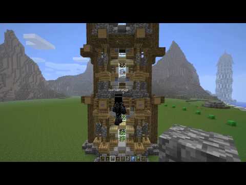 Tykem de KaegysTV -  Minecraft: Architecture of a mage tower 2!  construction of a good mage tower - episodes: 14