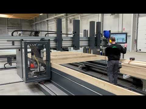 Automatic prefab panel production line