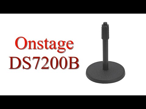 On-Stage DS7200B Adjustable Height Desktop Mic Stand image 5