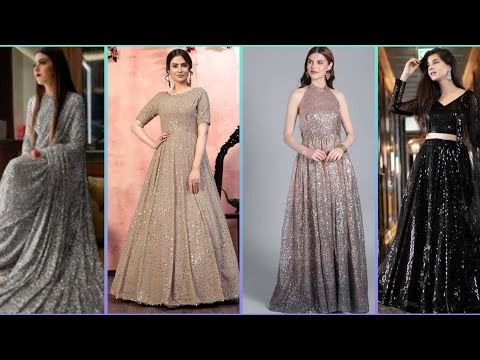 Sequence Work Designs | Indian Sequence Dresses | Indian Sequence Work |Sitara Work |Sitara dresses|