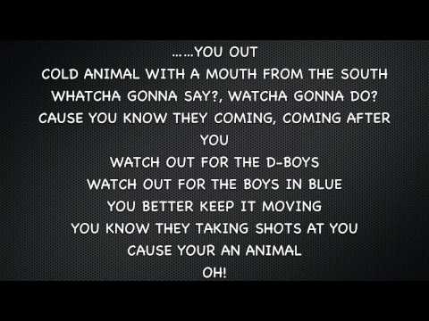 Yelawolf Ft. FeFe Dobson Animal (Lyrics On Screen)