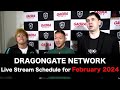 English Commentary Live Schedule Announcement For February 2024