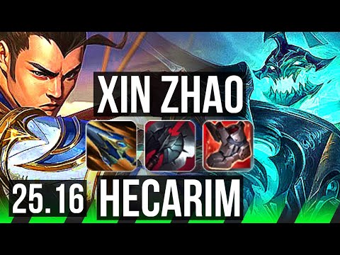 XIN ZHAO vs HECARIM (JGL) | KR Master | 25.16