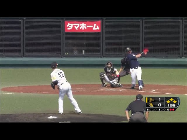 【ファーム】バファローズ・マレーロ 初球をしっかり捉えた2点タイムリー2ベースヒット!! 2018/9/22 H-Bs(ファーム)