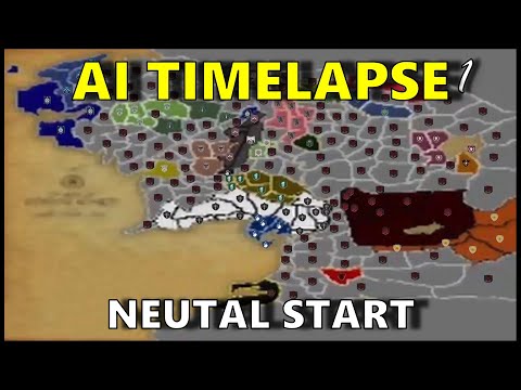 Divide & Conquer 300 Turn A.I Only Timelapse but its with neutral starts
