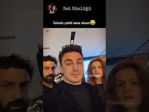 İzinsiz çekti ama olsun😂 #delimine #aytekşayan #burcucavrar