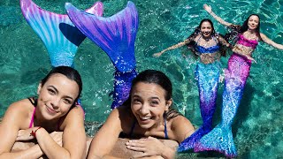 We Became Mermaids for a Day - Merrell Twins