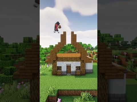 Minecraft Medieval House🏠 #shorts