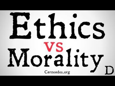 Ethics vs Morality (Philosophical Distinctions)