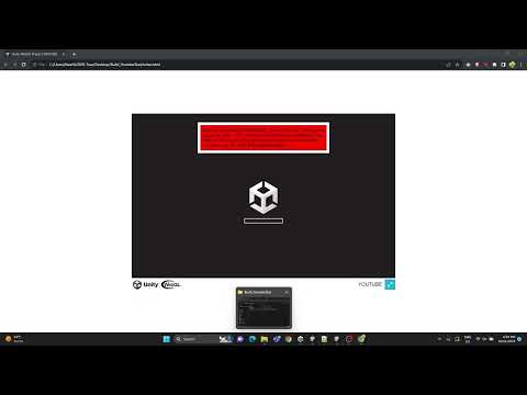 How to open Unity WebGL build in a local server with visual studio