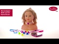 Klein-Toys Frisierset Princess Carolie Schmink- Frisurenkopf