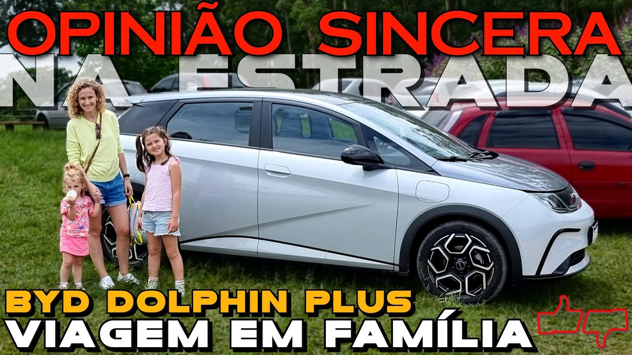 Viagem em FAMÍLIA no BYD Dolphin Plus: Autonomia, recarga, conforto, alcance. Foi bom? Aprovado?