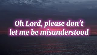 The Animals - Don&#39;t let me be misunderstood #lyrics