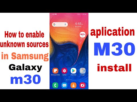 How to Activate Unknown source in Samsung Galaxy M30s - Allow App Installation