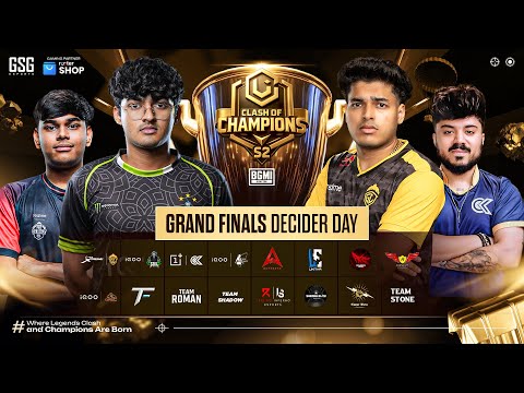 Clash of Champions S2 Grand Finals – WHO WILL TAKE THE CROWN? 👑 | Day 3 #Soul #GodLike #OG #Abz #Le