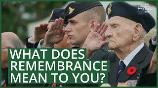 What does Remembrance mean to you? | #Remembranceis | Commonwealth War Graves Commission | #CWGC