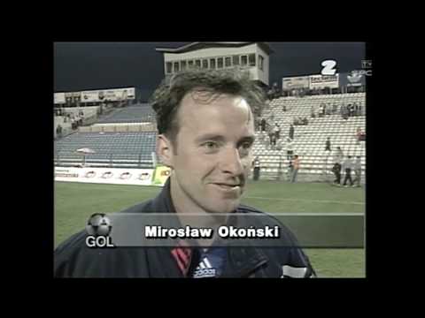 Piłka Nożna 1995. Pożegnanie Mirosława Okońskiego. Trener Wojciech Łazarek